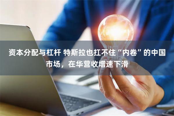 资本分配与杠杆 特斯拉也扛不住“内卷”的中国市场，在华营收增速下滑