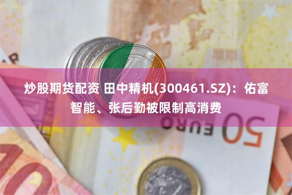 炒股期货配资 田中精机(300461.SZ)：佑富智能、张后勤被限制高消费