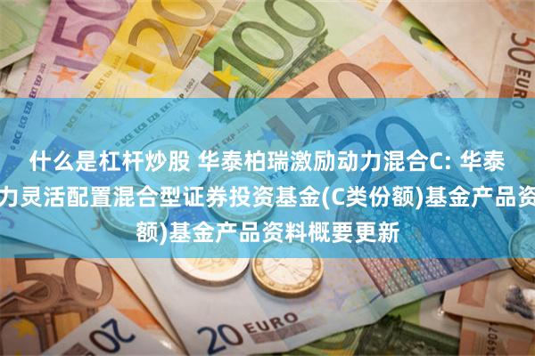 什么是杠杆炒股 华泰柏瑞激励动力混合C: 华泰柏瑞激励动力灵活配置混合型证券投资基金(C类份额)基金产品资料概要更新