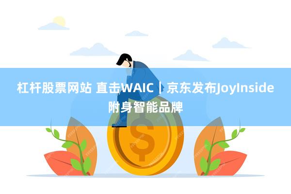 杠杆股票网站 直击WAIC｜京东发布JoyInside附身智能品牌